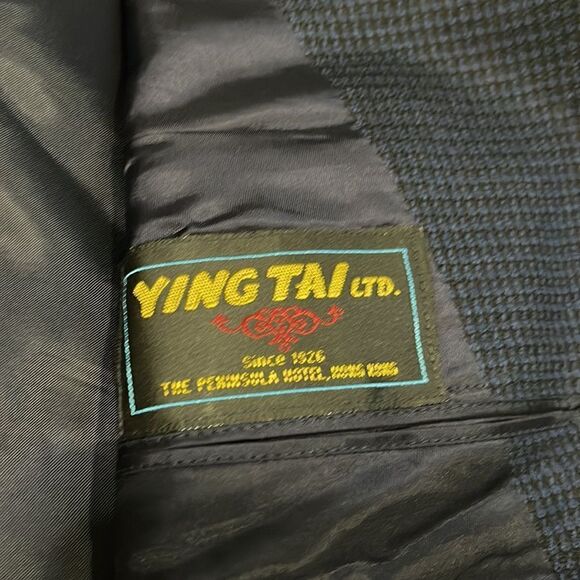 🔥🔥🚒Ying Tai wool/silk blend Dark Blue. - Picture 6 of 8